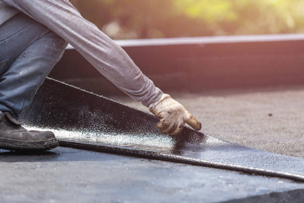 Professional Basement Waterproofing technician working in Lucasville, OH